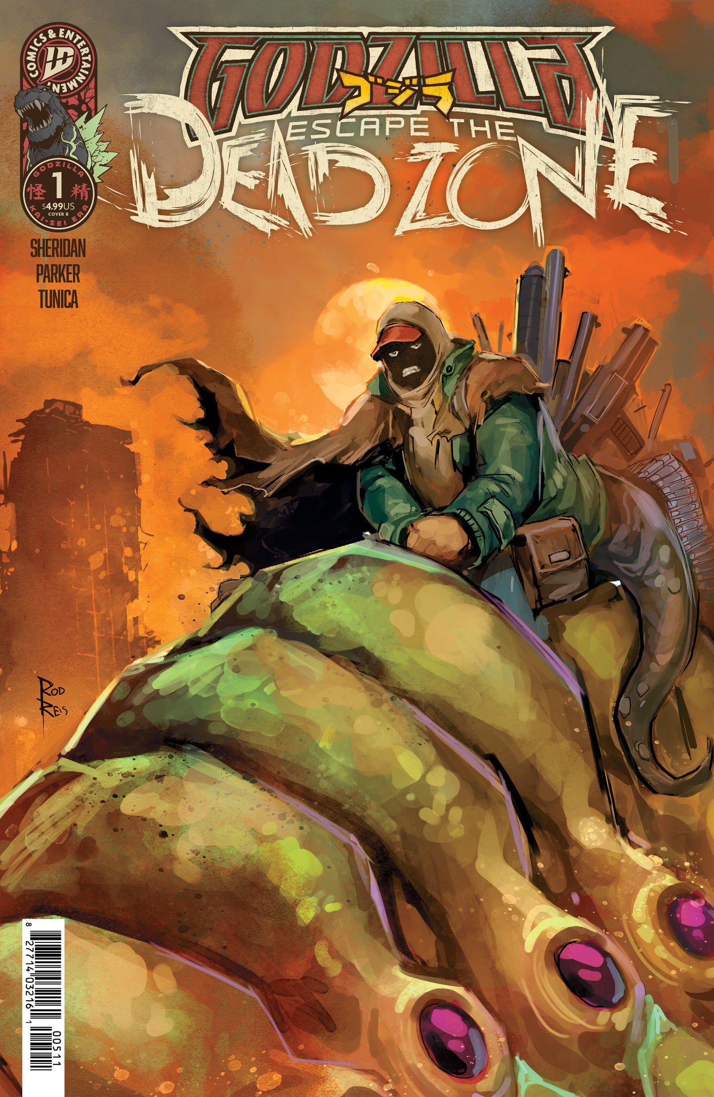 Godzilla: Escape The Deadzone (2025) #1 Cover B Reis