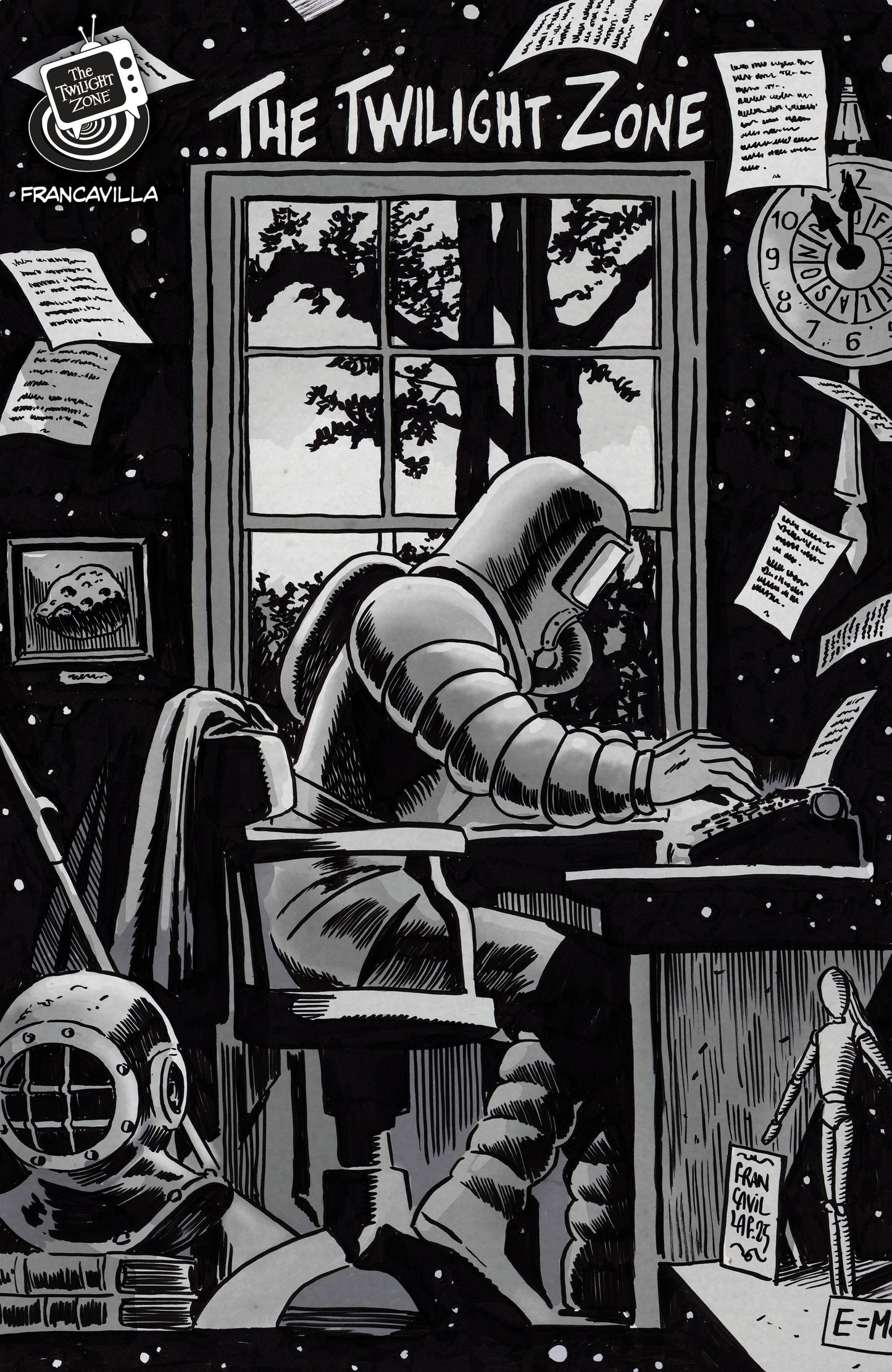 Twilight Zone #5 Variant B (Francavilla Connecting Cover)