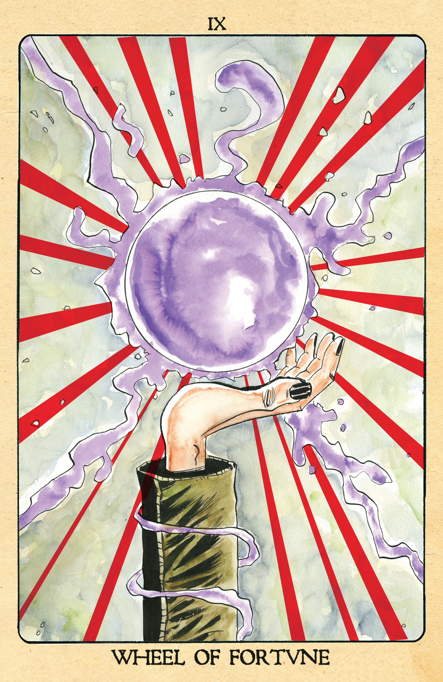 Minor Arcana (2024) #9 Cover D Lemire Tarot Card 1:10 Variant