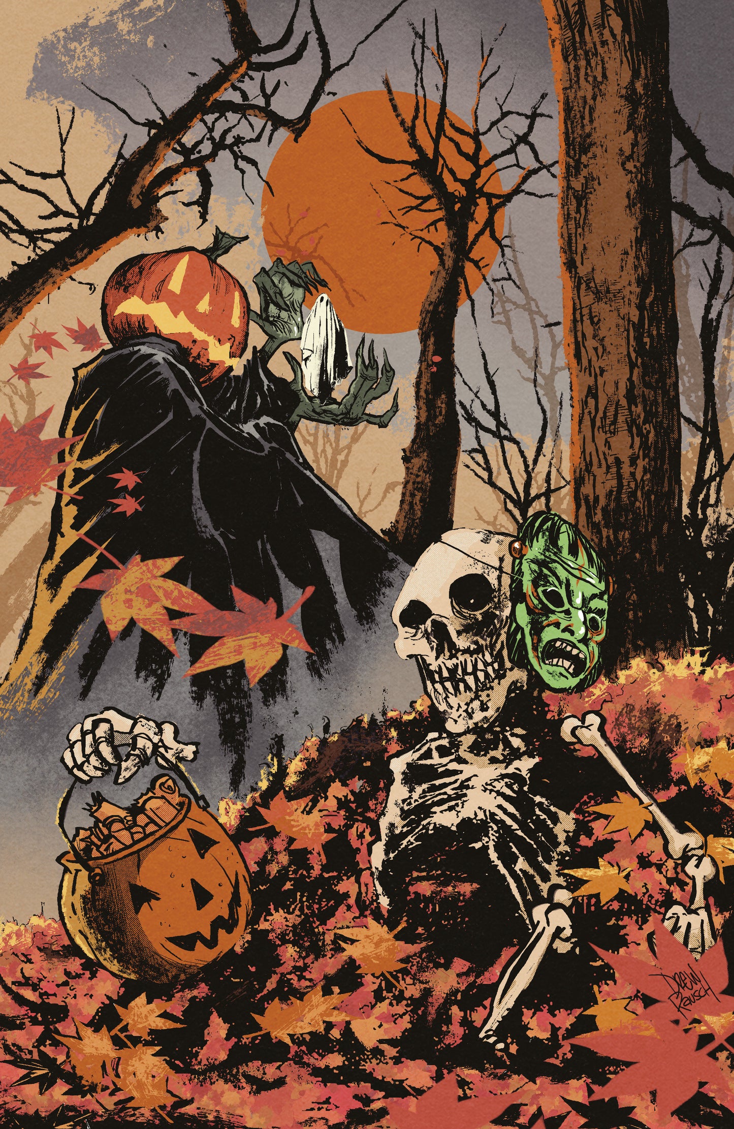 Hello Halloween #1 D Glow In The Dark Variant (Full Art, Rausch)