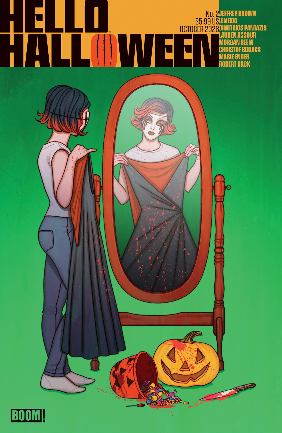 Hello Halloween #2 B Variant (Dressed, Frison)
