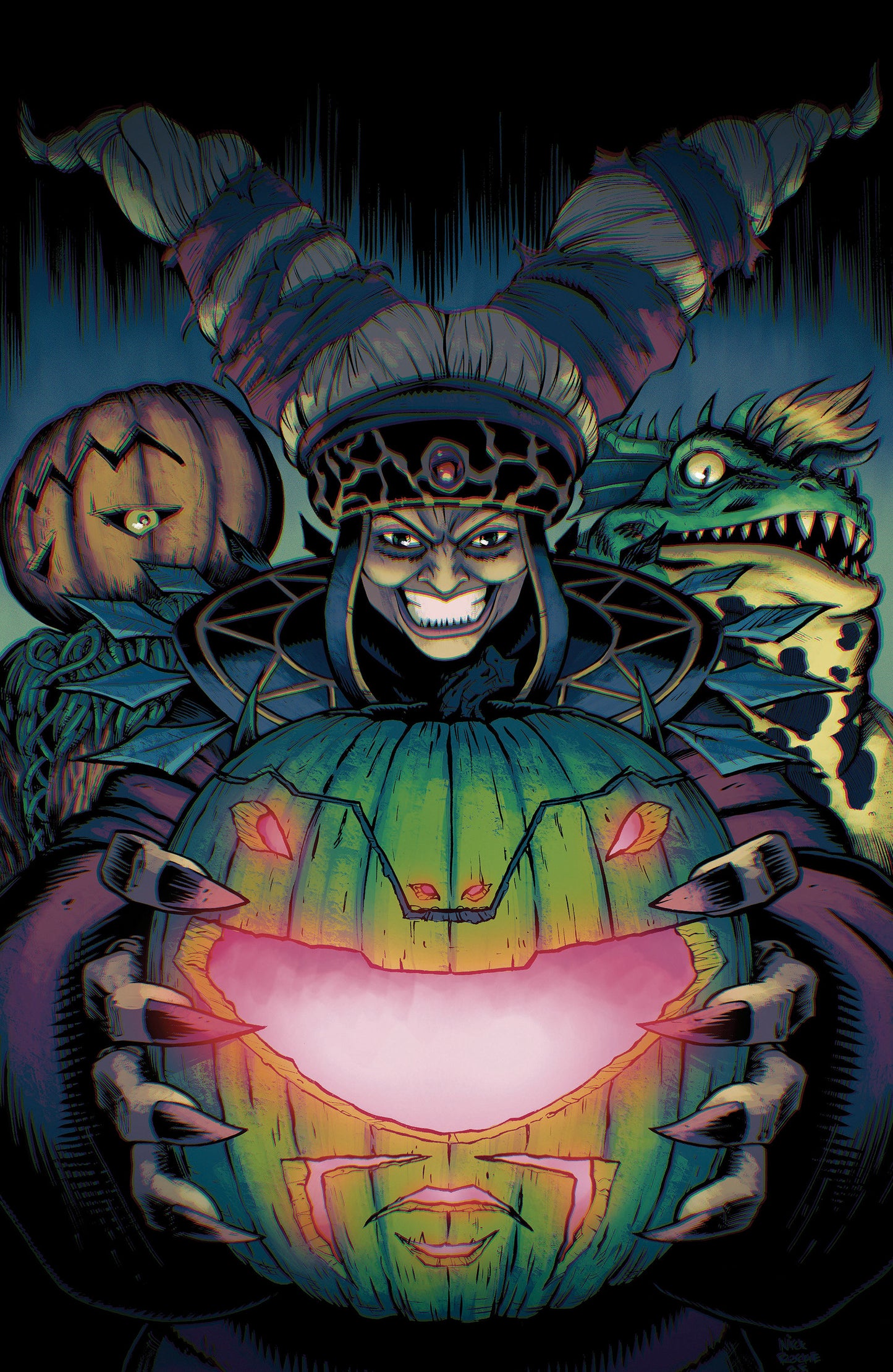 Mighty Morphin Power Rangers Halloween Special (2025) #1 Cover E Roche 1:15 Virgin Variant