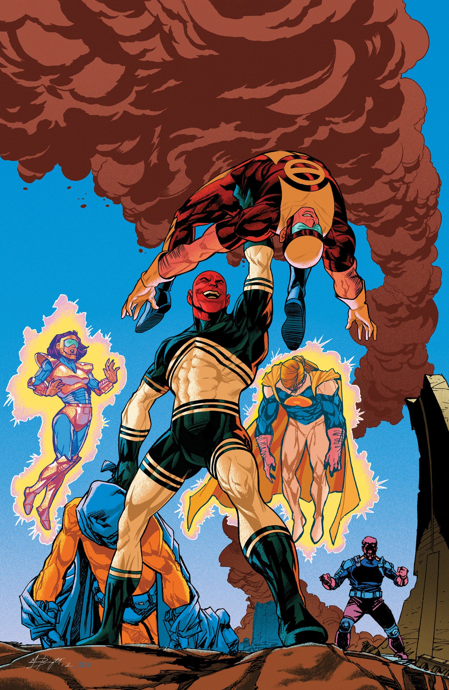 Center Holds #1 G Unlimited Variant (Full Art, Bright)