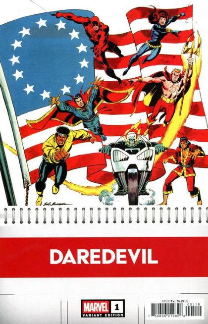 Daredevil (2026) # 1 Sal Buscema Bicentennial Calendar Hidden Gem 1:50 Variant