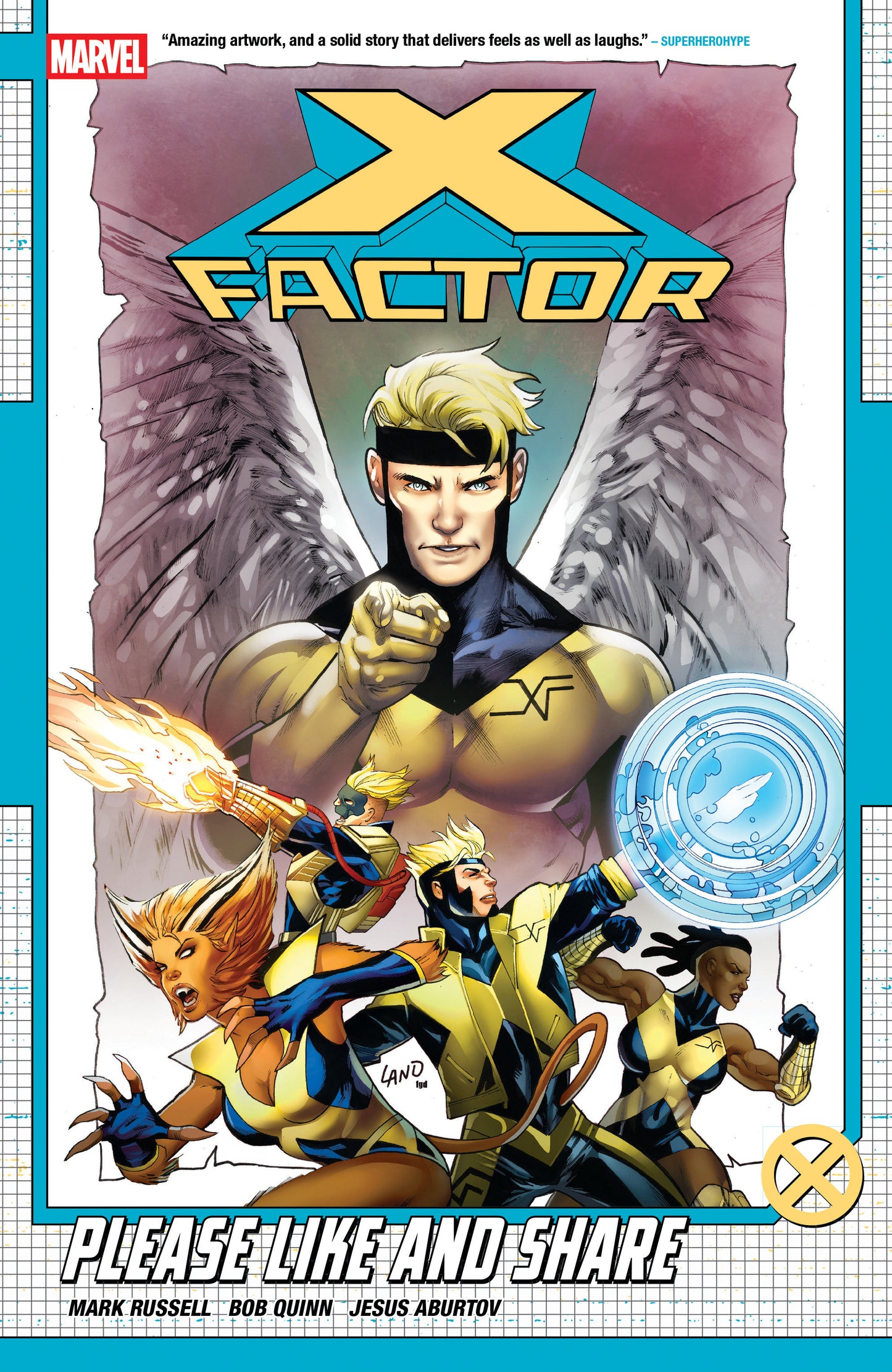 X-Factor By Mark Russell Vol 01: Please Like And Share TPB