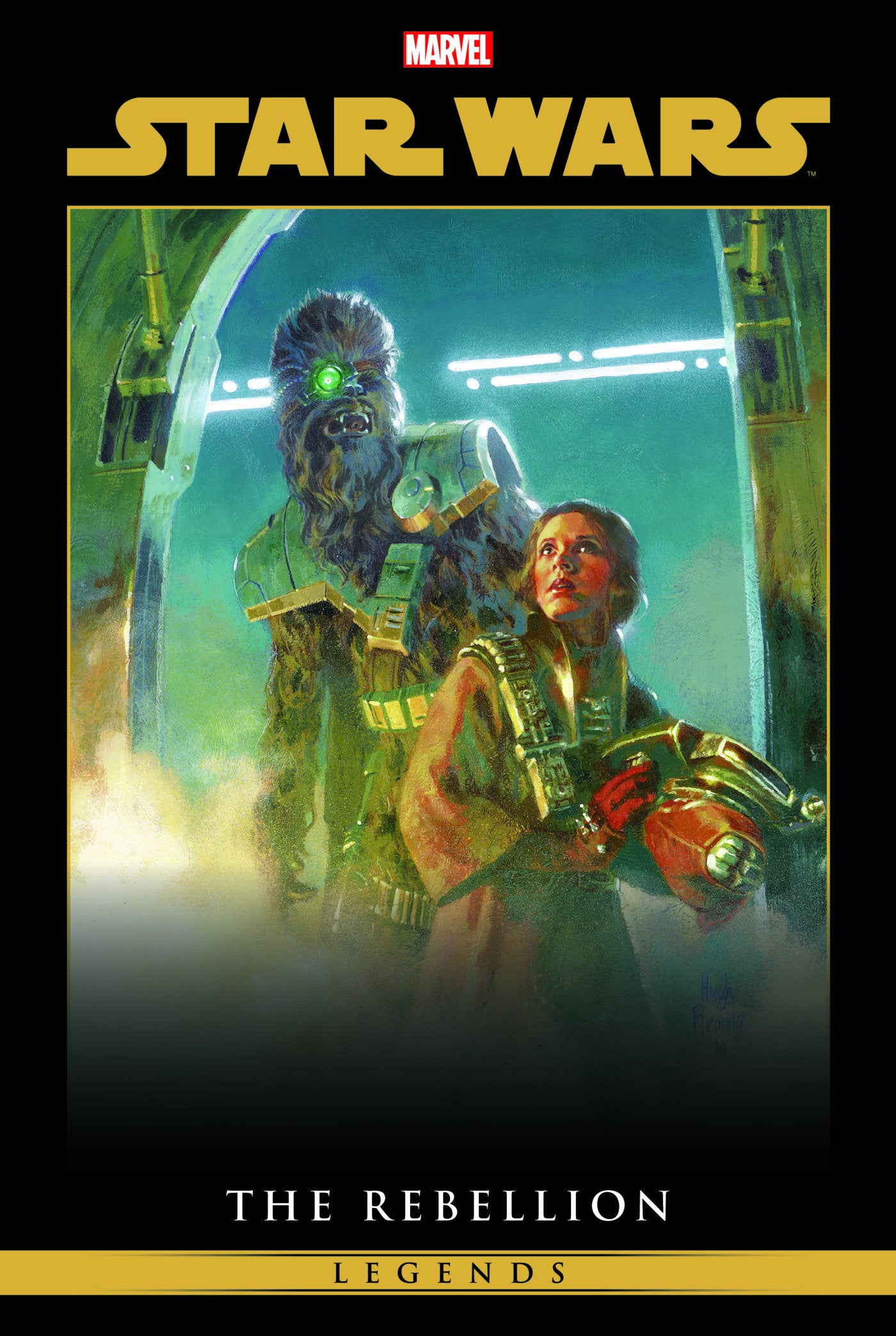 Star Wars Legends: The Rebellion Omnibus Vol 03 HC Hugh Fleming Leia Cover