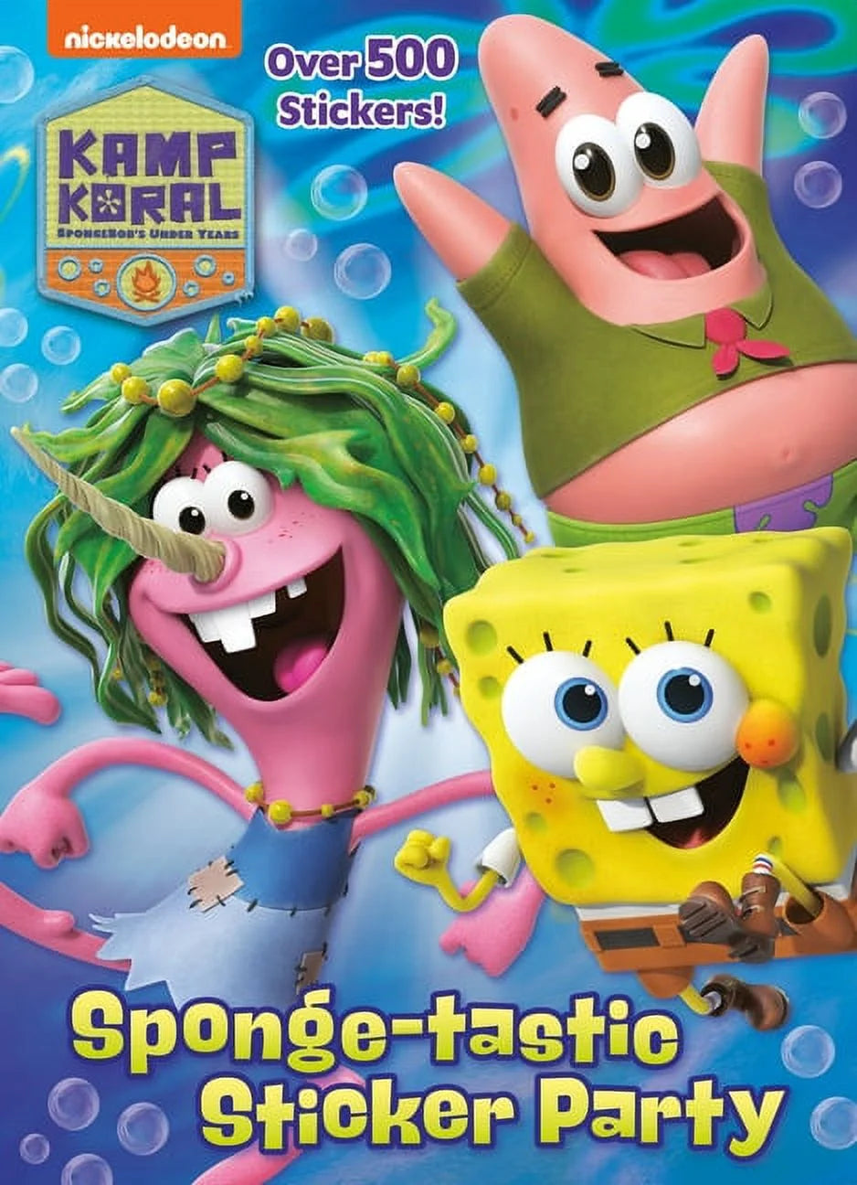 Spongebob Squarepants Kamp Koral Sponge-tastic Sticker Party