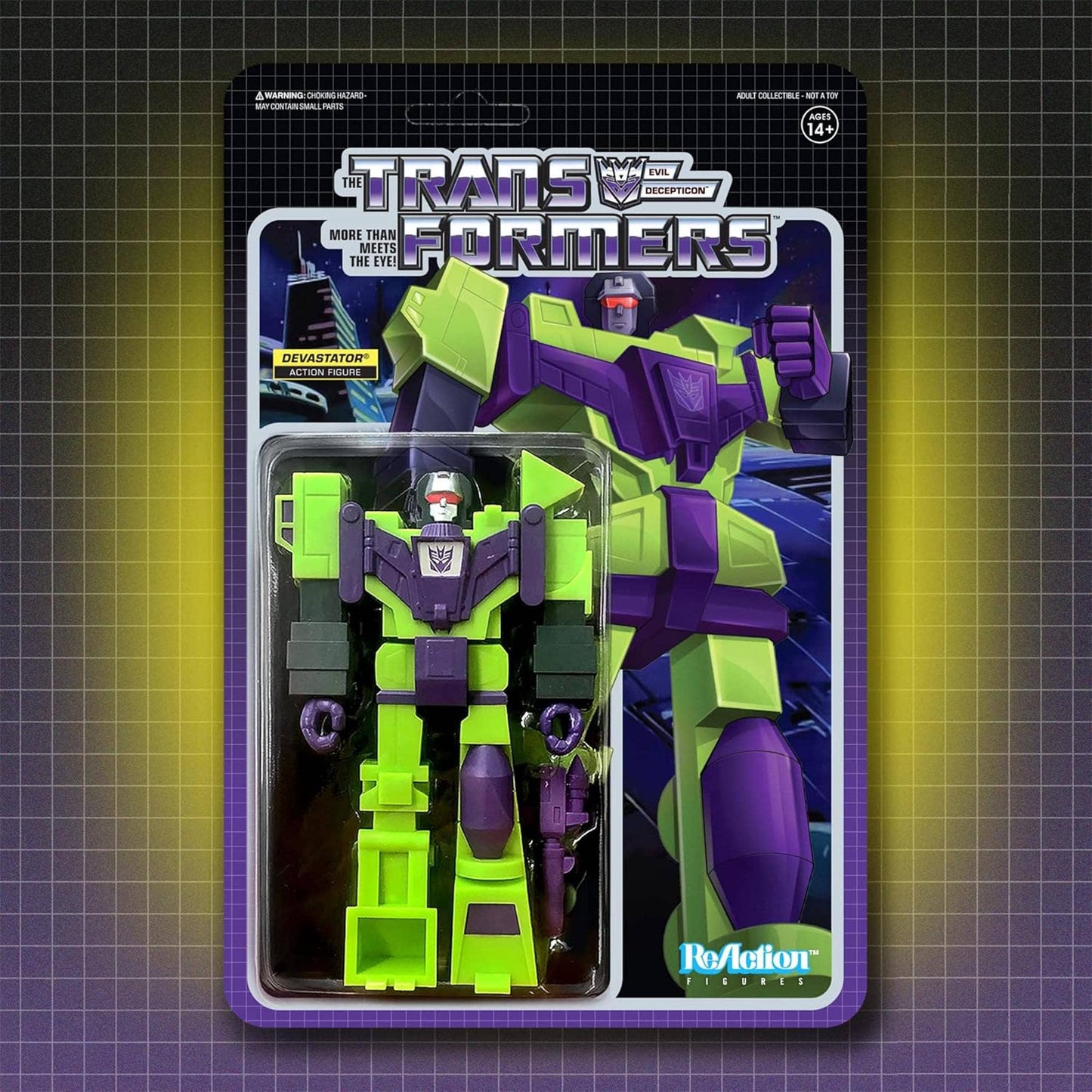 Transformers Super7 ReAction Figure | Devastator