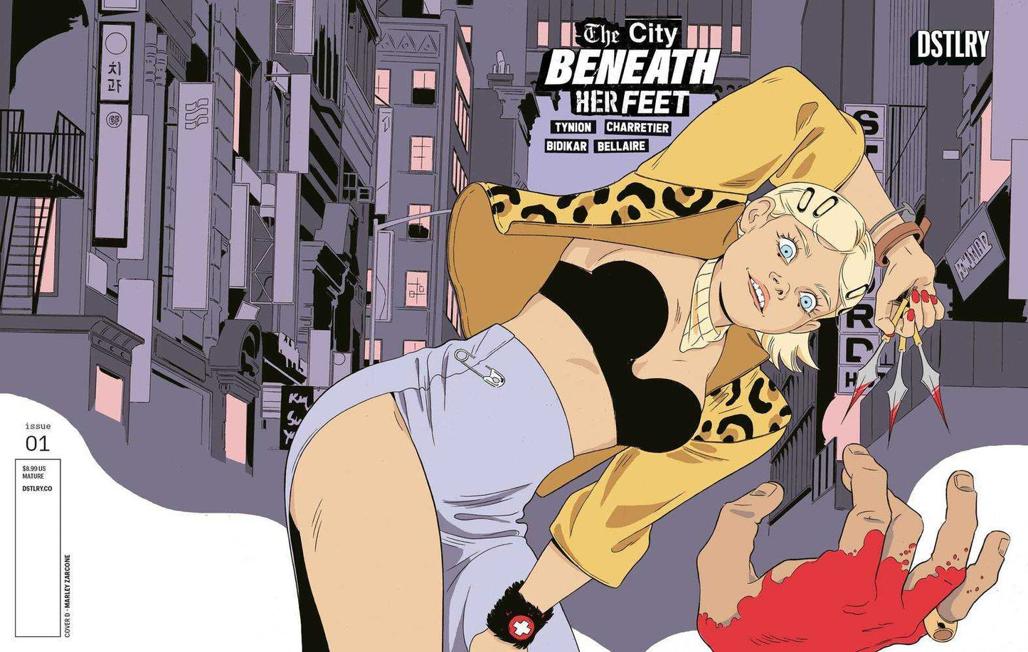 City Beneath Her Feet (2024) #1 Cover D Zarcone 1:25 Variant (Mature)