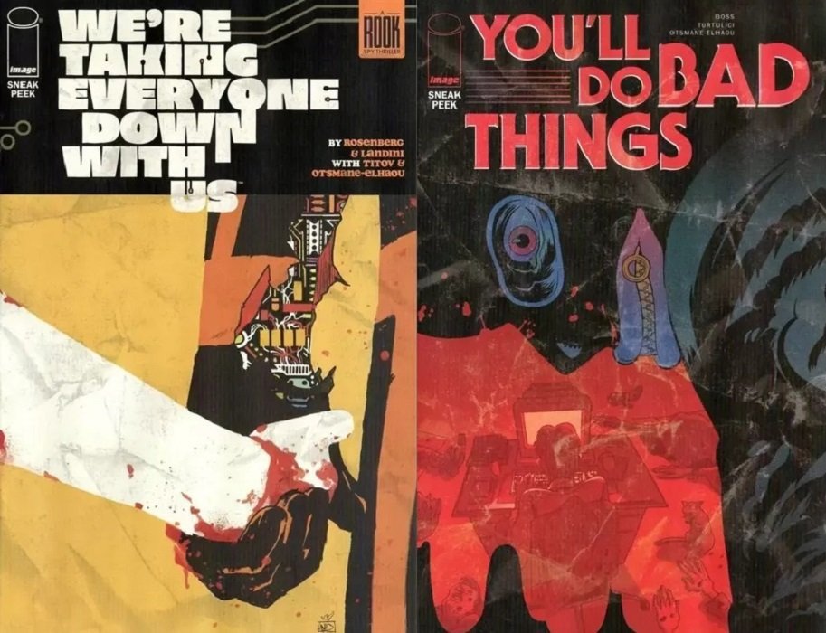 We're Taking Everyone Down With Us/You'll Do Bad Things Sneak Peak Ashcan Flipbook