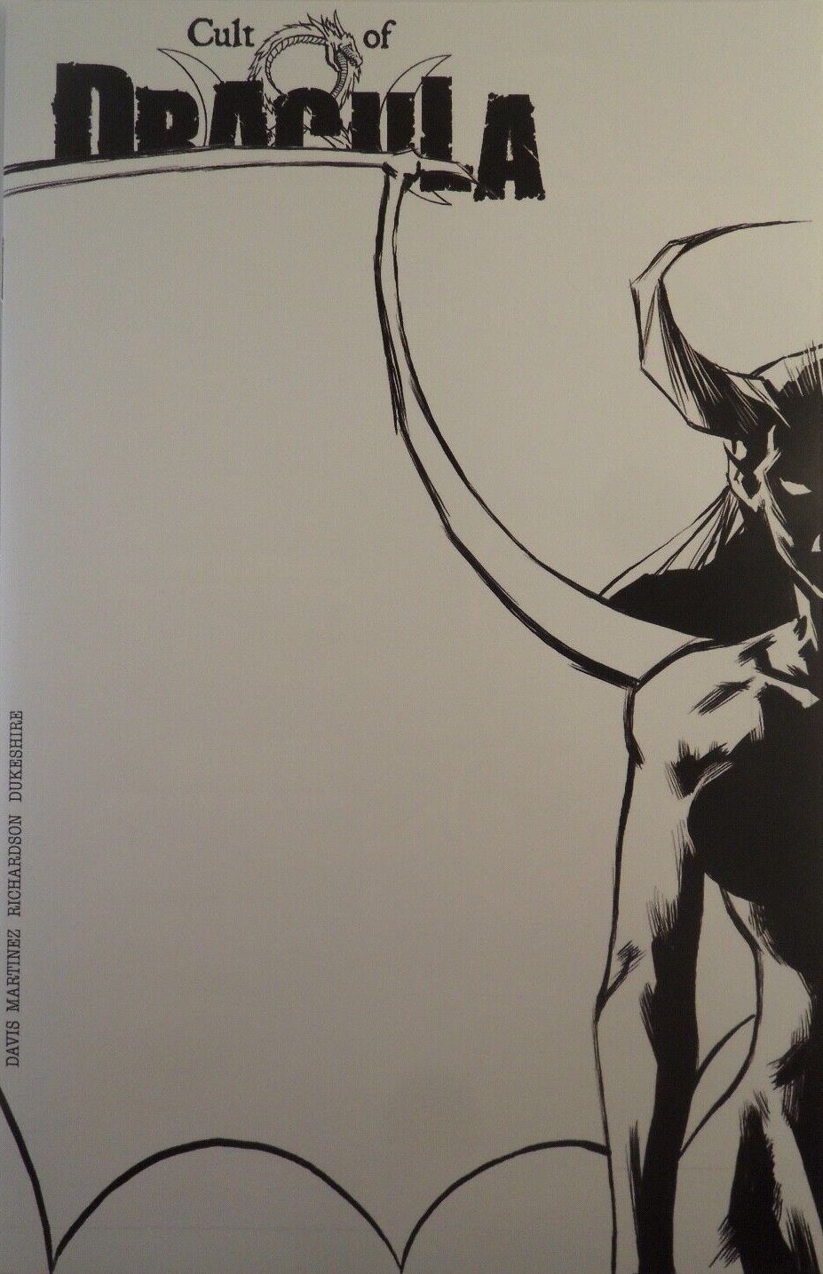 Cult of Dracula (2020) #1 Rick's Comic City Store B&W Variant