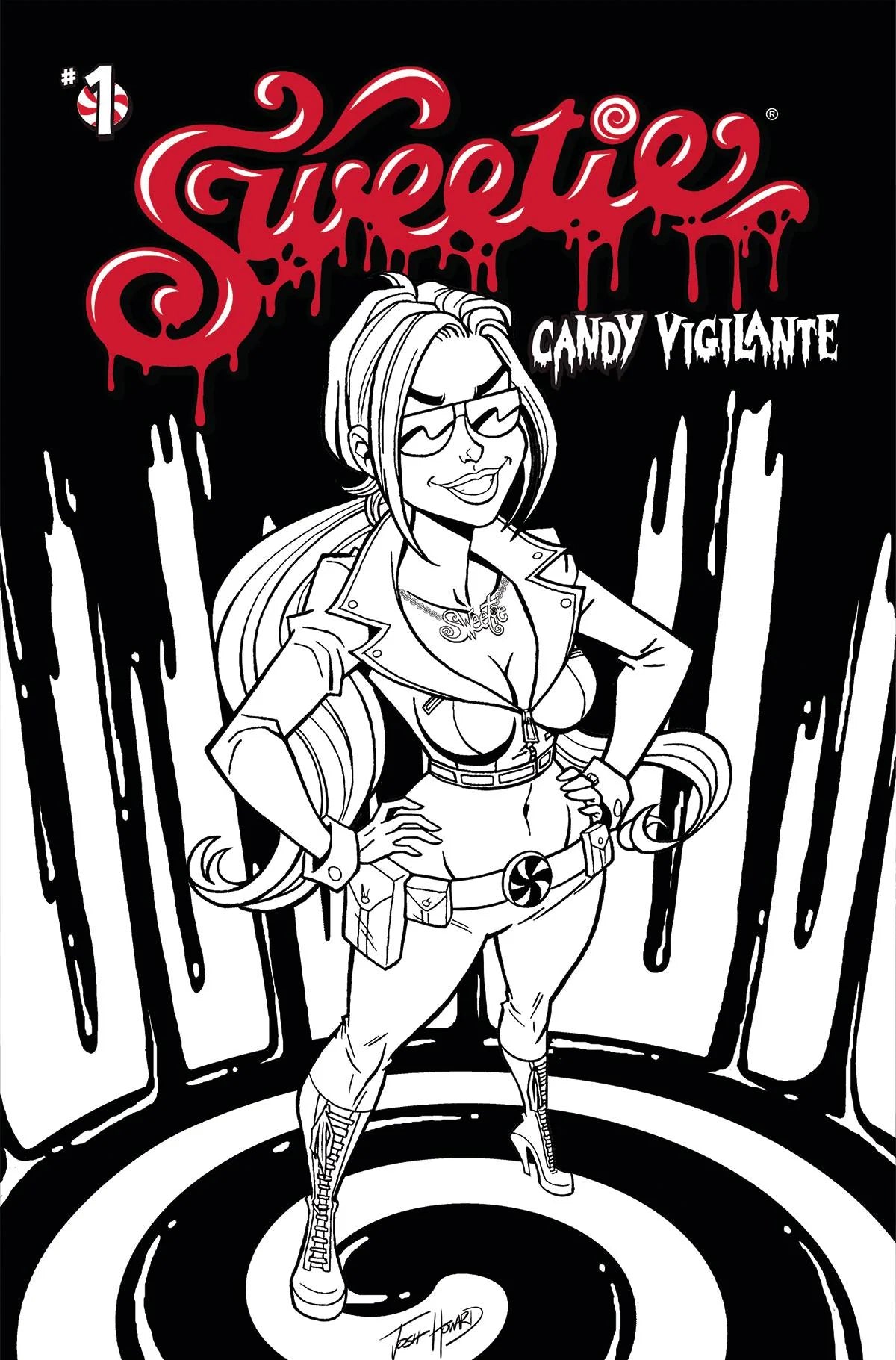 Sweetie Candy Vigilante (2022) # 1 Cover I 1:10 B&W Variant