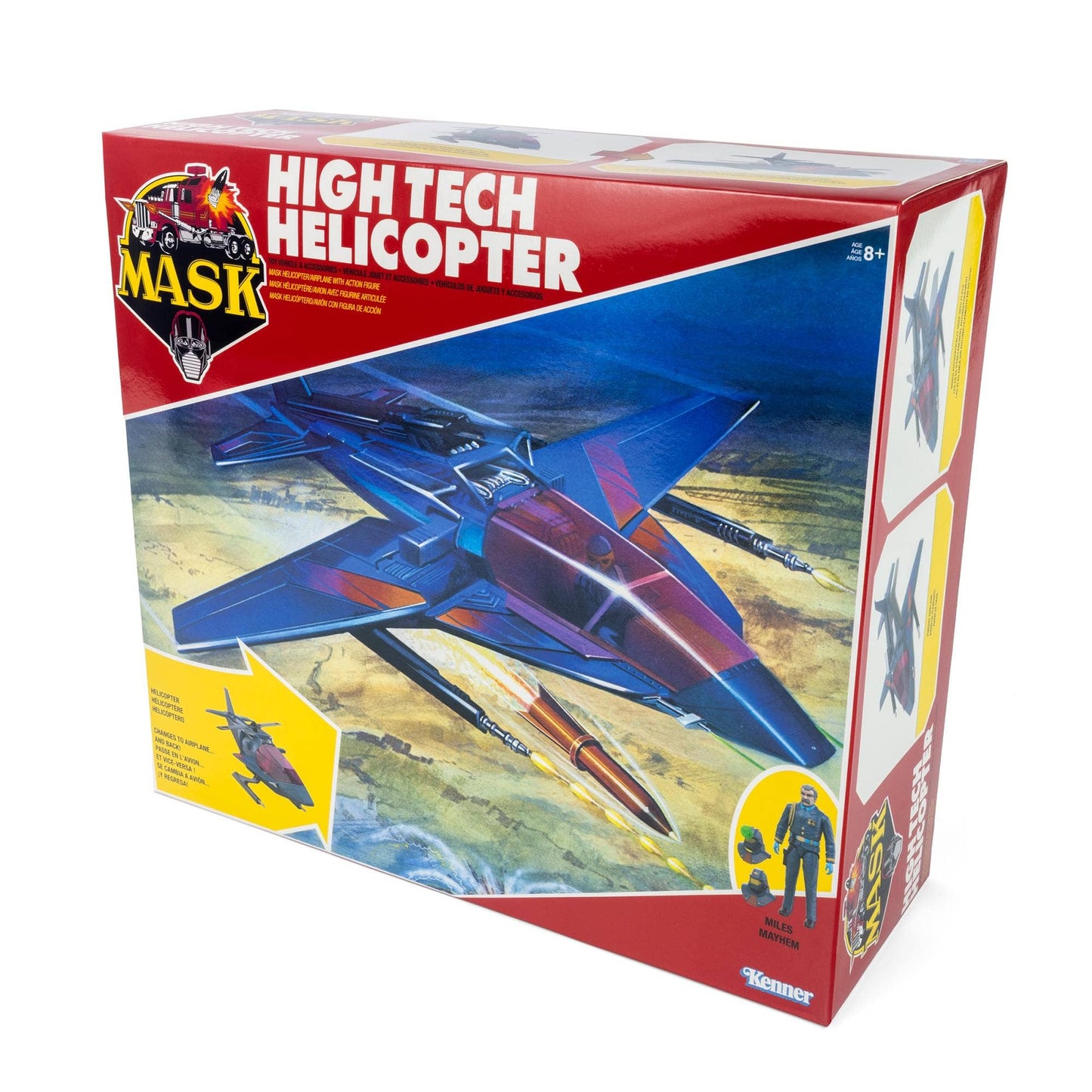 M.A.S.K. High Tech Helicopter Action Figure Vehicle