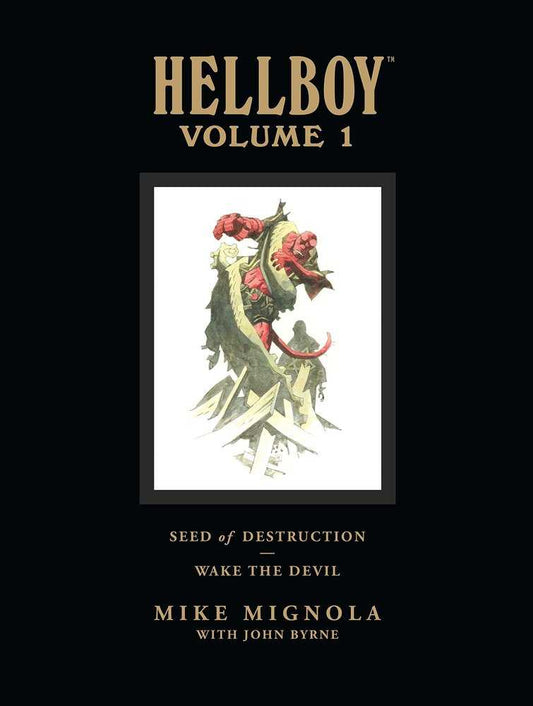 Hellboy Library Edition Vol 01: Seed Of Destruction & Wake the Devil HC