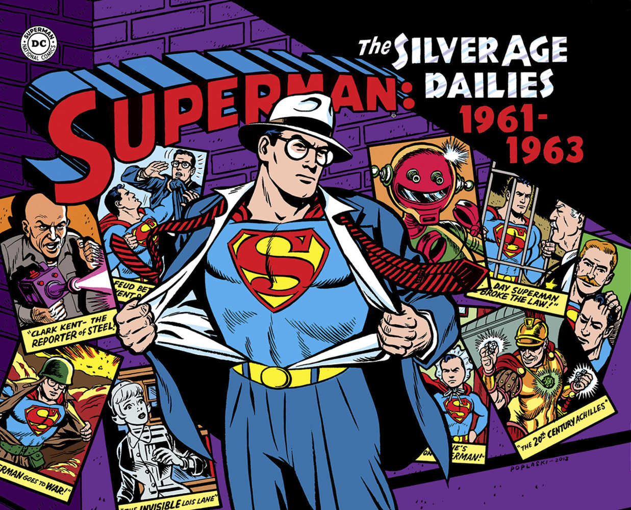 Superman Silver Age Newspaper Dailies Hardcover Volume 02 1961-1963 (Damaged)