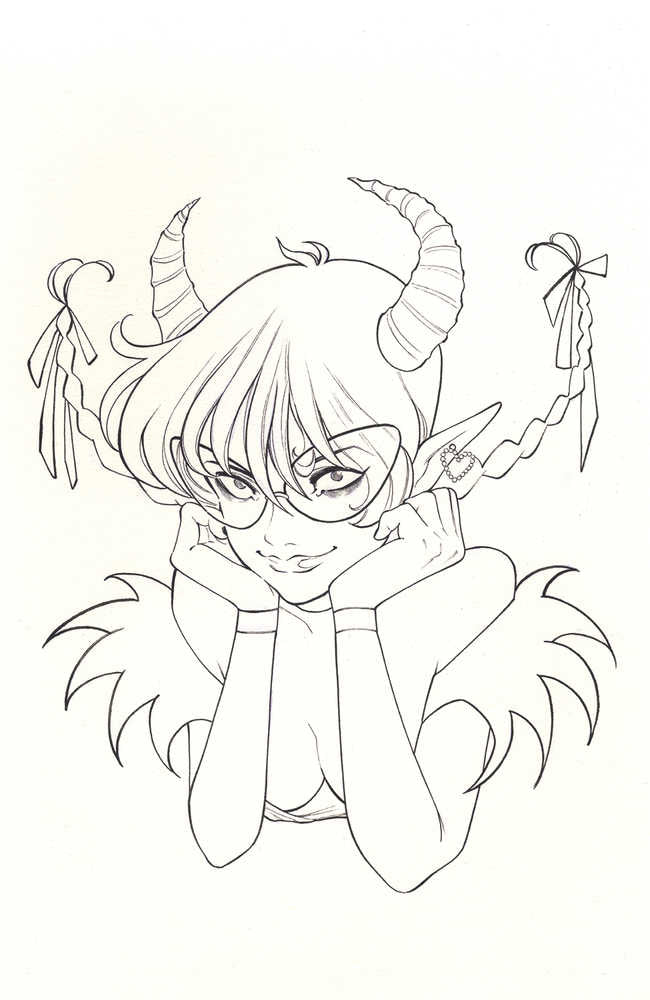 Mirka Andolfo's Sweet Paprika (2021) #1 Cover H Peach Momoko 1:50 B&W Virgin Variant (Mature)