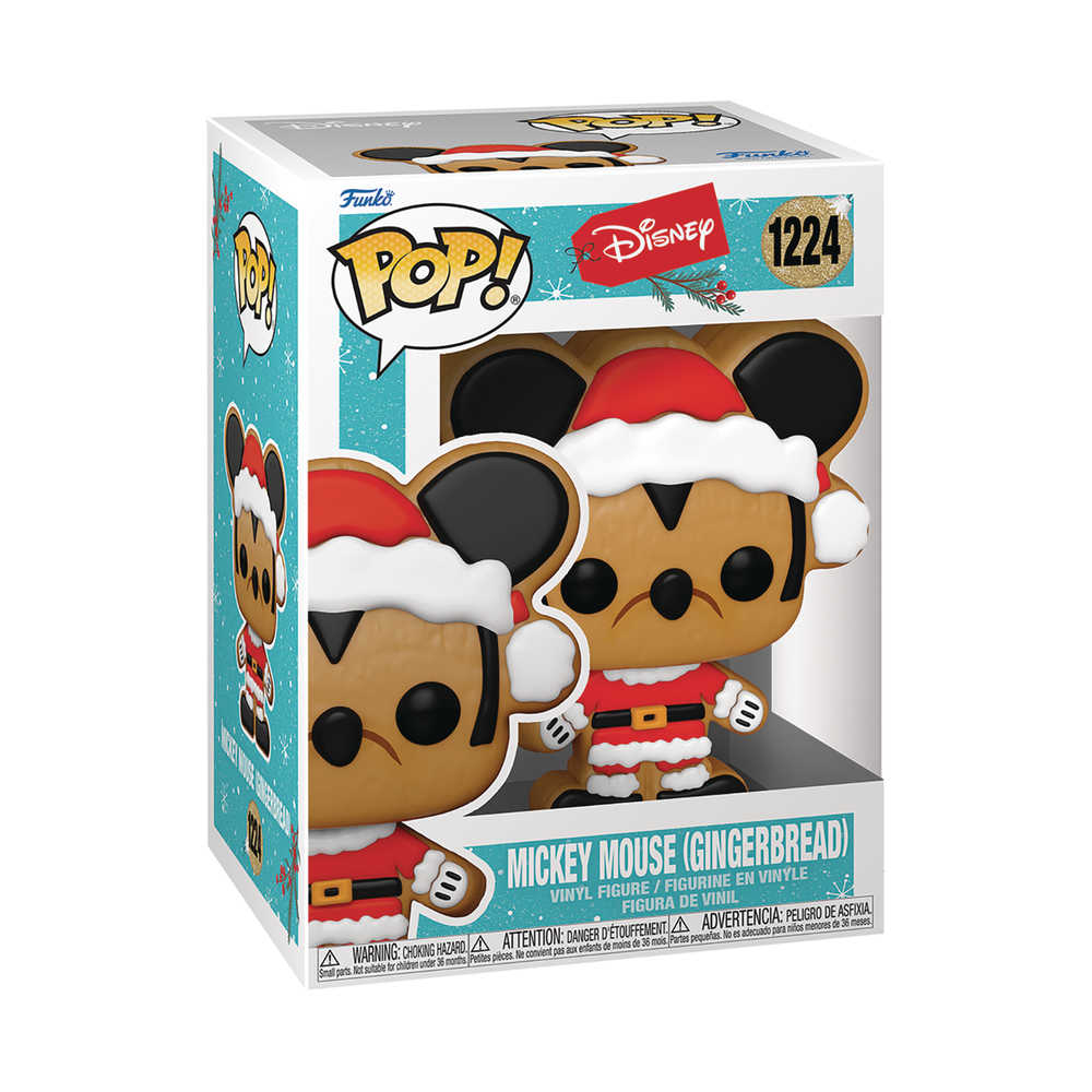 Pop Disney Holiday #1224 Santa Mickey Mouse (Gingerbread)
