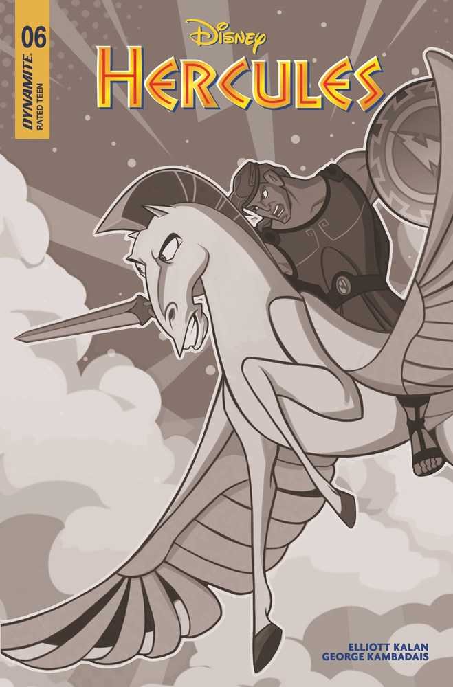 Hercules (2024) #6 Cover F 10 Copy Tomaselli Black & White