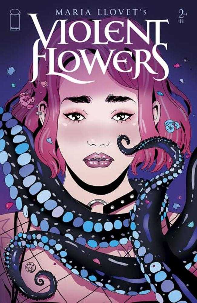 Violent Flowers (2024) #2 (of 4) Cover B Maria Llovet Tentacle Variant (Mature)