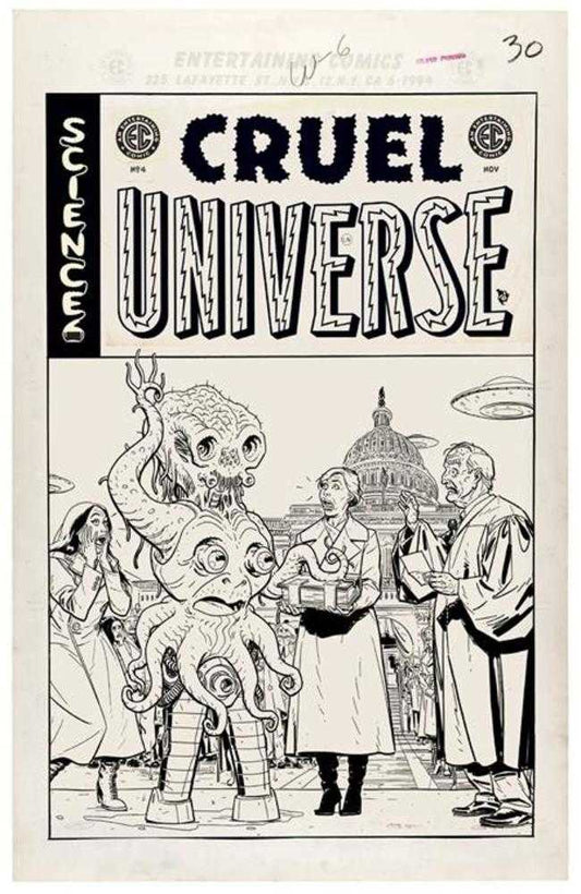 EC Cruel Universe (2024) #4 (of 5) Cover D Inc 1:20 Kano Black & White Artist Edition Variant