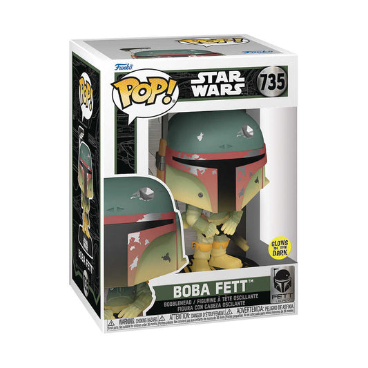 Pop Star Wars #735 Fett Legacy Boba Fett Glows-in-the-Dark
