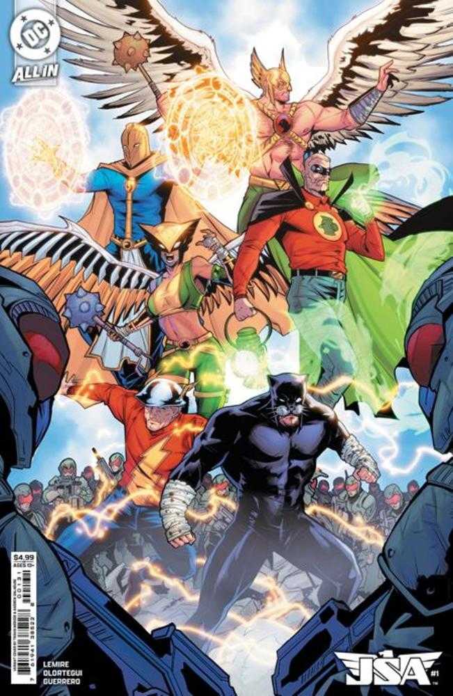 JSA (2024) # 1 Cover C Travis Mercer Card Stock Variant