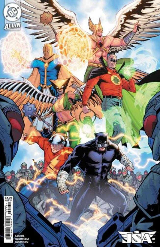 JSA (2024) # 1 Cover C Travis Mercer Card Stock Variant