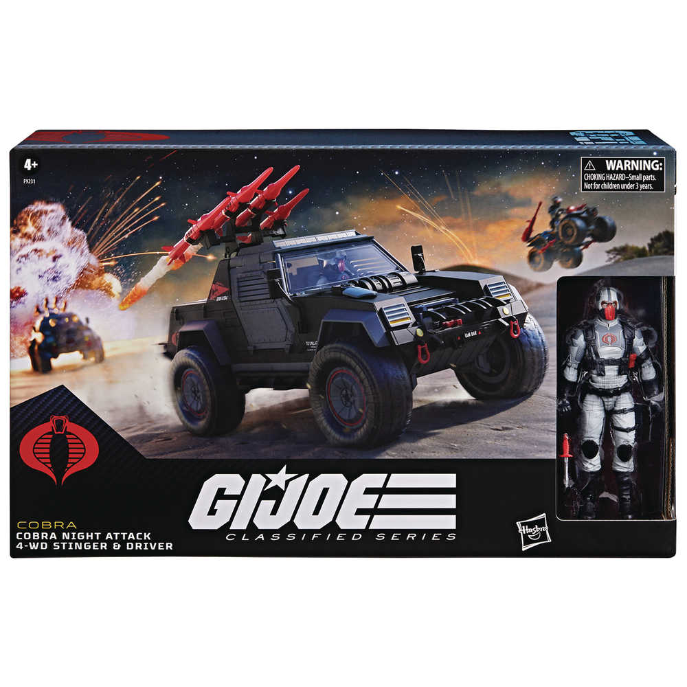 G.I. Joe Classified Cobra Night Attack 4wd Stinger Vehicle