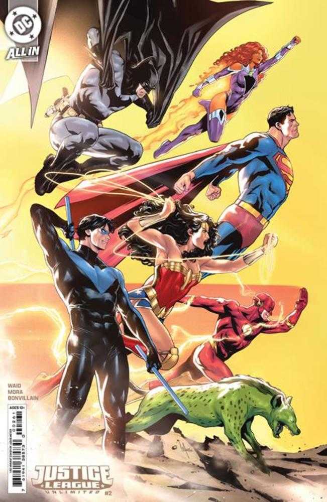 Justice League Unlimited (2024) # 2 Cover H 1 in 50 Lucas Meyer Card Stock Variant