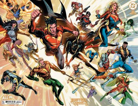 Justice League Unlimited (2024) # 2 Cover F Fico Ossio Wraparound Raised Uv Foil Variant Allocations May Occur