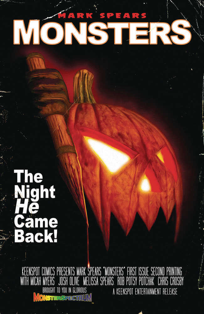 Mark Spears Monsters (2024) #1 (2nd Print) Cover B 1:20 Copy Variant Edition