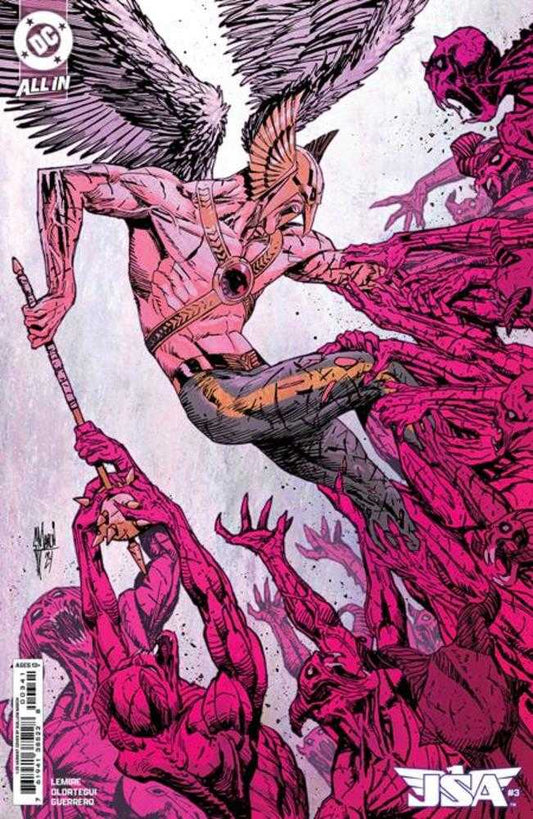 JSA (2024) # 3 Cover D 1 in 25 Guillem March Card Stock Variant