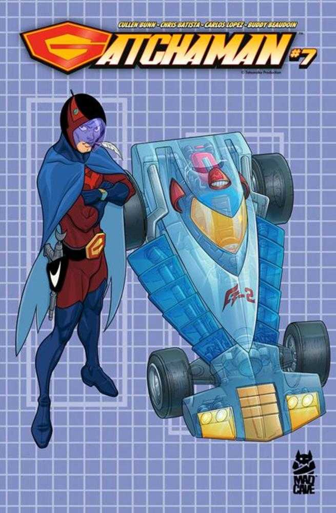 Gatchaman (2024) # 7 Cover B Chris Batista Blueprint Joe And G-2 Variant