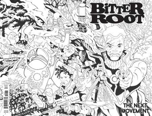 Bitter Root: The Next Movement (2025) #1 (of 5) Cover C Tradd Moore Wraparound Raw Art 1:25 Variant (Mature)