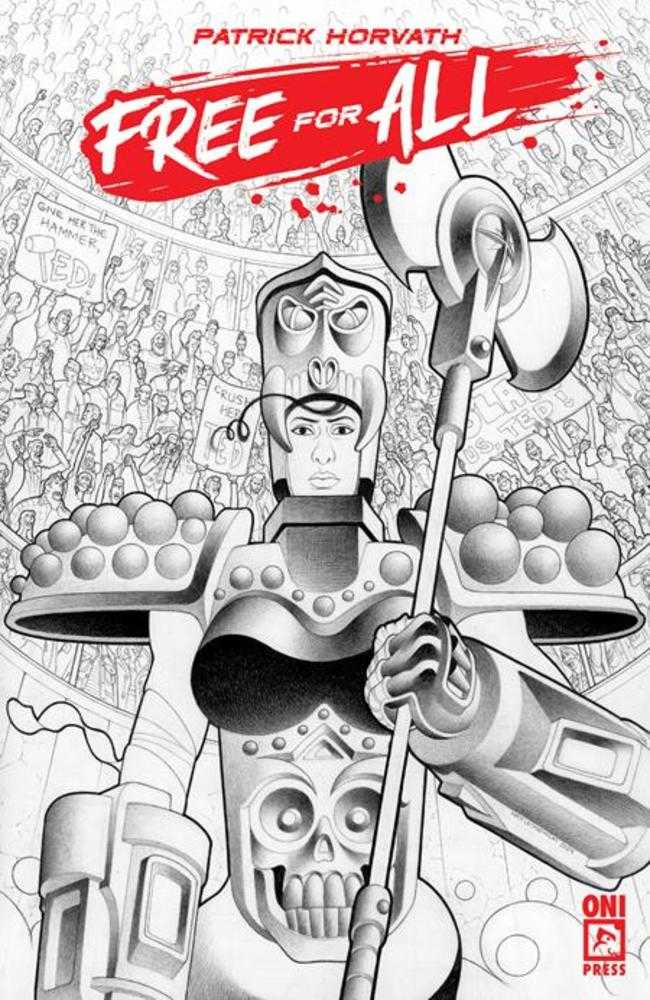 Free For All (2025) One-Shot Cover F Matt Lesniewski B&W 1:10 Variant