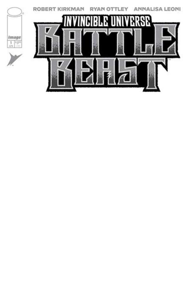 Invincible Universe: Battle Beast (2025) #1 Cover I Blank Sketch Variant