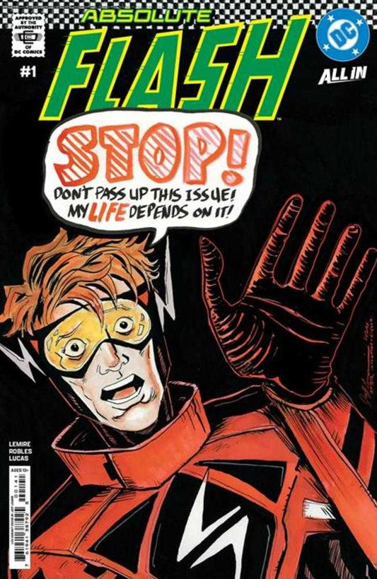 Absolute Flash (2025) # 1 Cover I Jeff Lemire 1:25 Variant