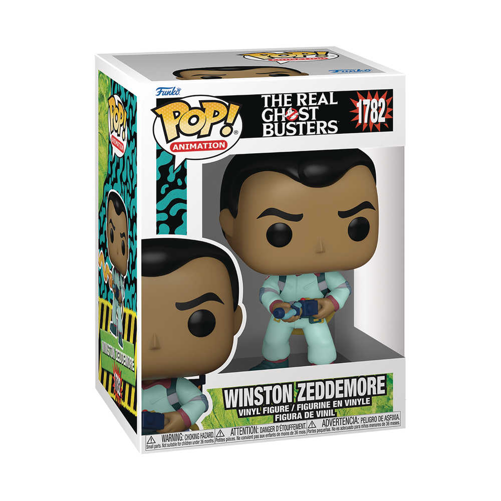 Pop Animation #1782 Real Ghostbusters Winston Zeddemore