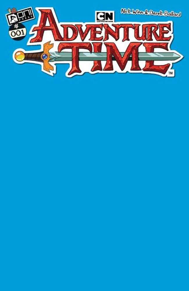Adventure Time (2025) #1 Cover F Finn Blue Sketch Variant