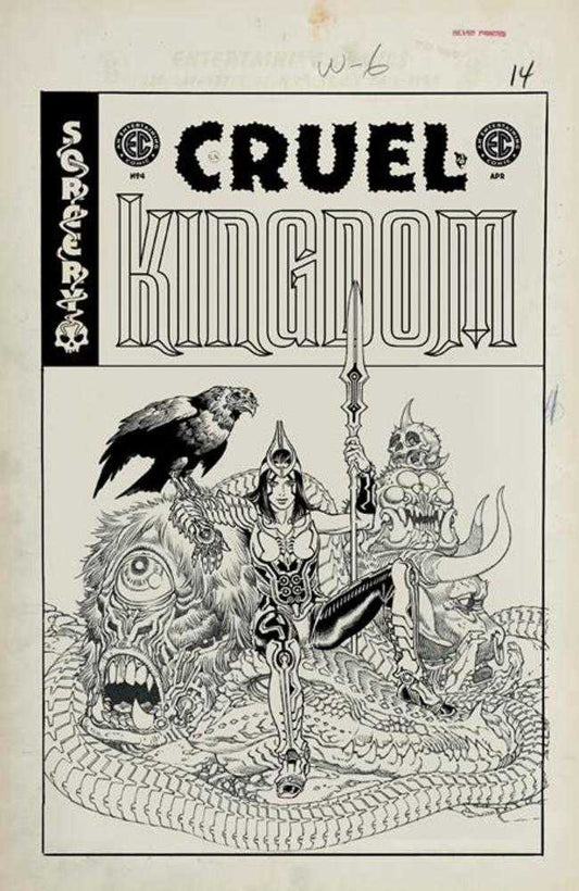 EC Cruel Kingdom (2025) #4 (of 4) Cover D Adam Pollina B&W 1:20 Artist Edition Variant