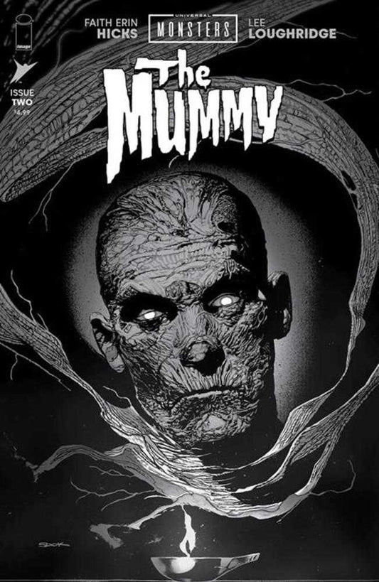 Universal Monsters: The Mummy (2025) #2 (of 4) Cover D Ryan Sook 1:25 B&W Classic Horror Variant