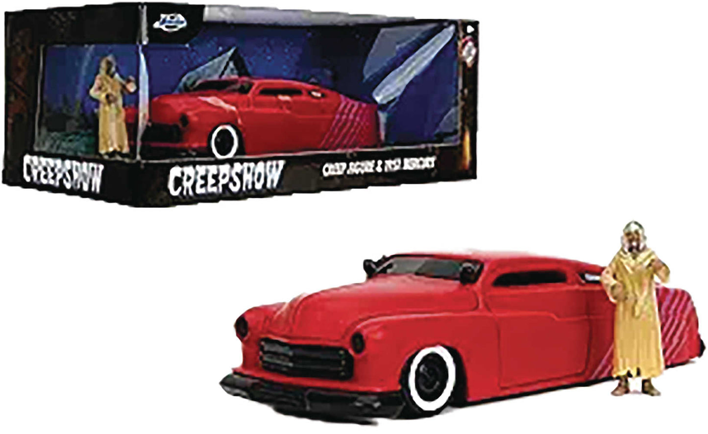 Hwr Creepshow 1951 Mercury W Creep Figure 1/24 Die-Cast Vehicle