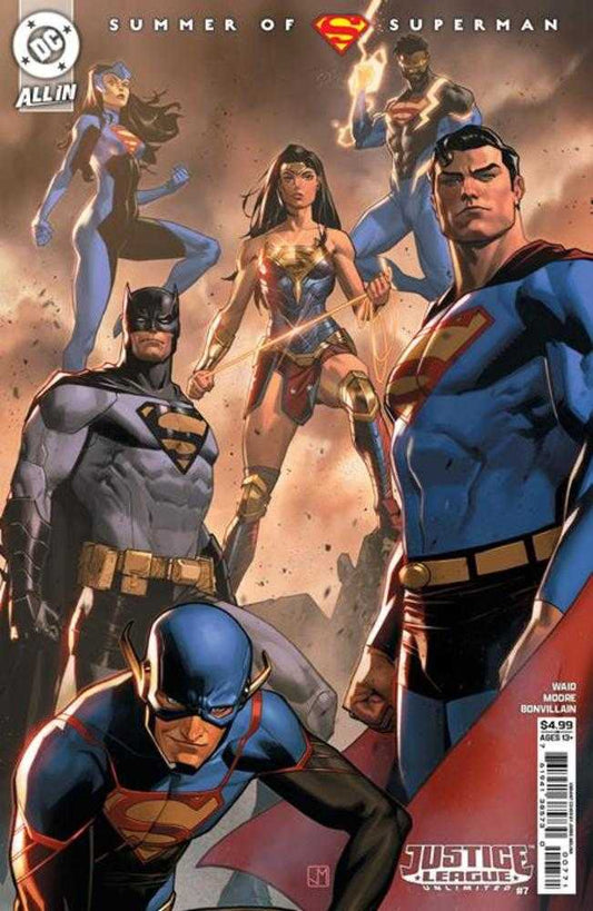 Justice League Unlimited (2024) # 7 Cover E Jorge Molina Supersmash-Up Variant
