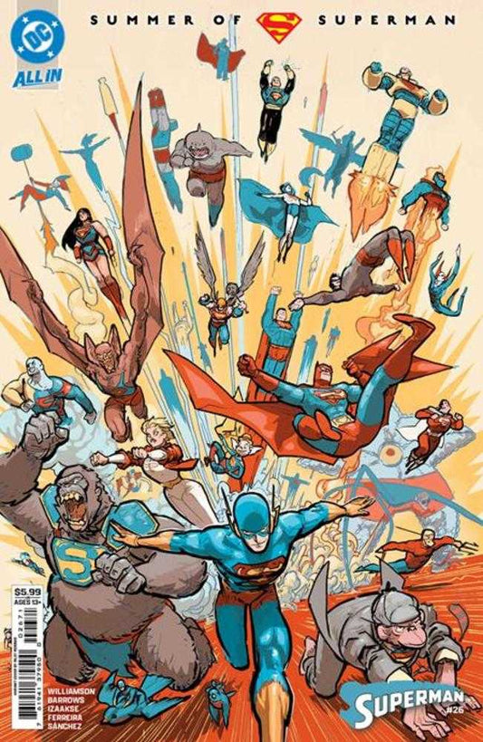 Superman (2023) #26 Cover E Riley Rossmo Supersmash-Up Variant