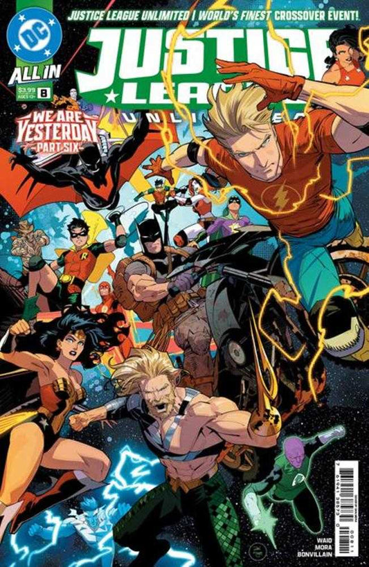Justice League Unlimited (2024) # 8 Cover A Dan Mora Connecting
