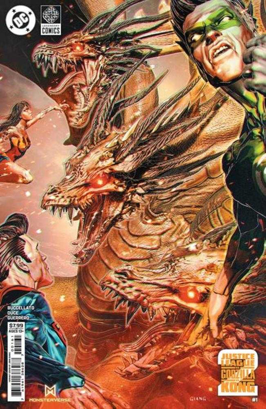 Justice League vs Godzilla vs Kong 2 (2025) #1 (of 7) Cover E John Giang Foil Variant