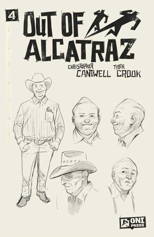 Out Of Alcatraz (2025) #4 (of 5) Cover C Tyler Crook 1:10 Sketchbook Variant