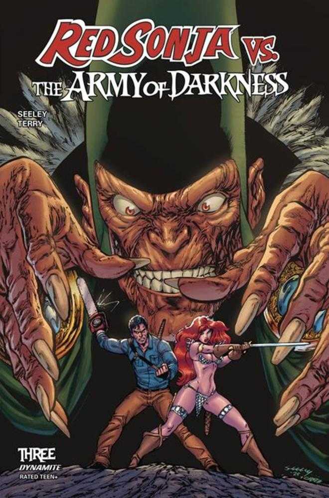 Red Sonja vs Army Of Darkness (2025) #3 Cover B Tim Seeley Variant