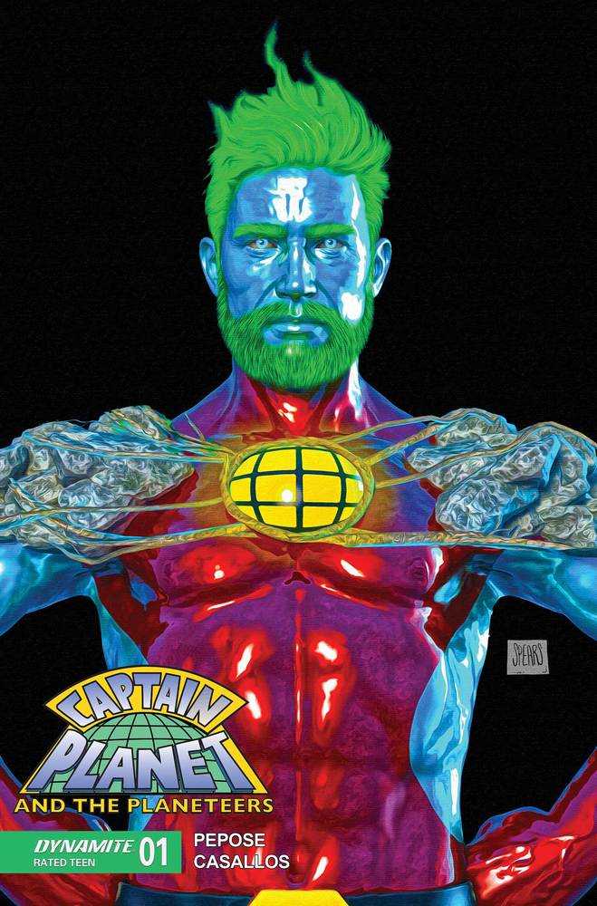 Captain Planet (2025) #1 Cover S FOC Bonus Spears Black Foil