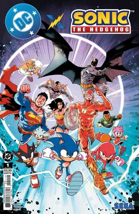 DC X Sonic The Hedgehog (2025) #1 (of 5) (2nd Print) Cover A Pablo M Collar